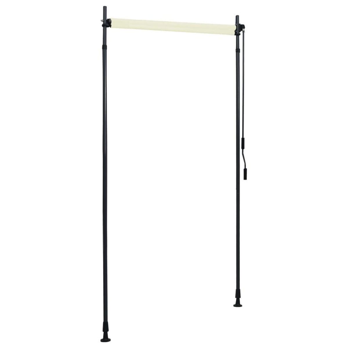 VIDAXL Store roulant d'exterieur 100 x 270 cm Creme