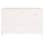 Voir la diapositive 4 : VIDAXL Lit sureleve de jardin blanc 119,5x40x78 cm bois de pin massif