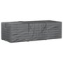 Voir la diapositive 4 : VIDAXL Sac de rangement pour coussins de jardin noir 135x40x55 cm PE