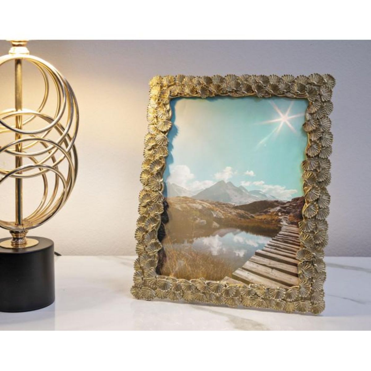 Paris Prix Cadre Photo Déco Feuilles  Tame  20x25cm Or