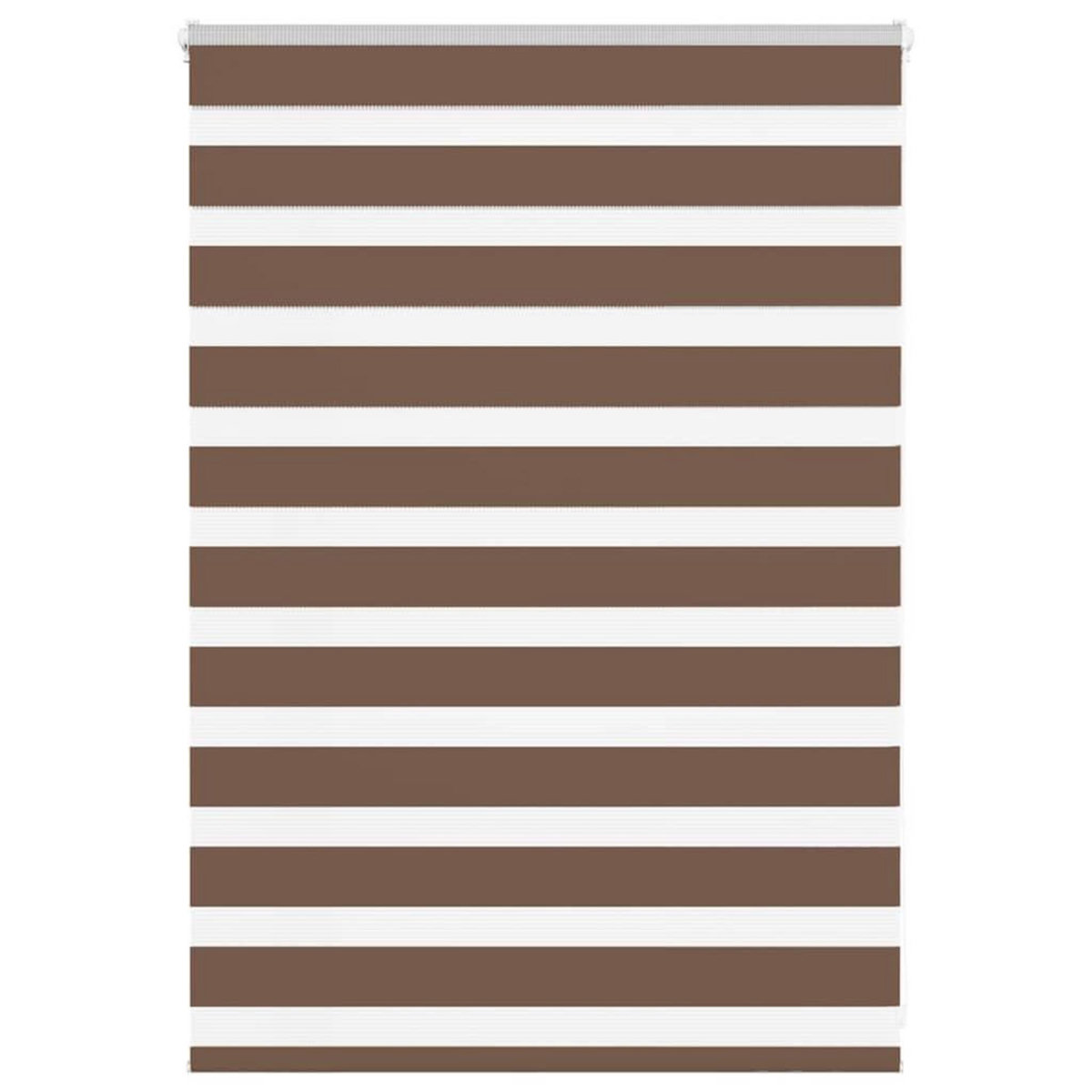 VIDAXL Store zebre marron 105x100cm largeur du tissu 100,9cm polyester