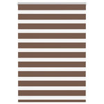 VIDAXL Store zebre marron 105x100cm largeur du tissu 100,9cm polyester