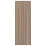 Voir la diapositive 4 : VIDAXL Rideaux en voile avec boucles 2 pcs marron clair 140x260 cm