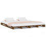 Voir la diapositive 2 : VIDAXL Lit de palette sans matelas marron miel 120x200 cm bois massif