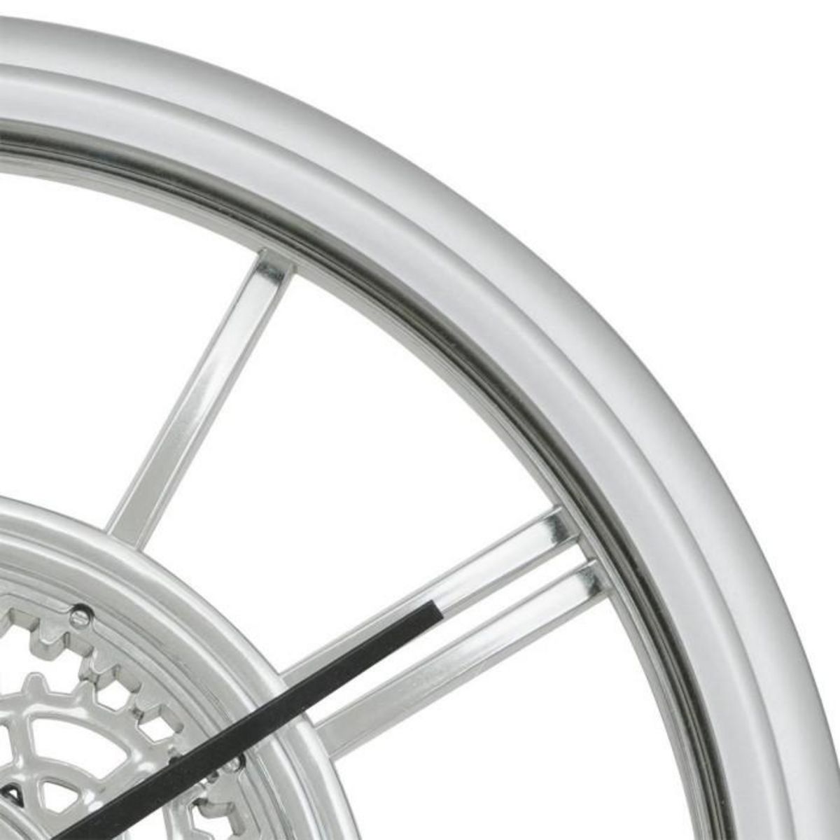 ATMOSPHERA Horloge Murale Mécanisme  Ricky  40cm Argent