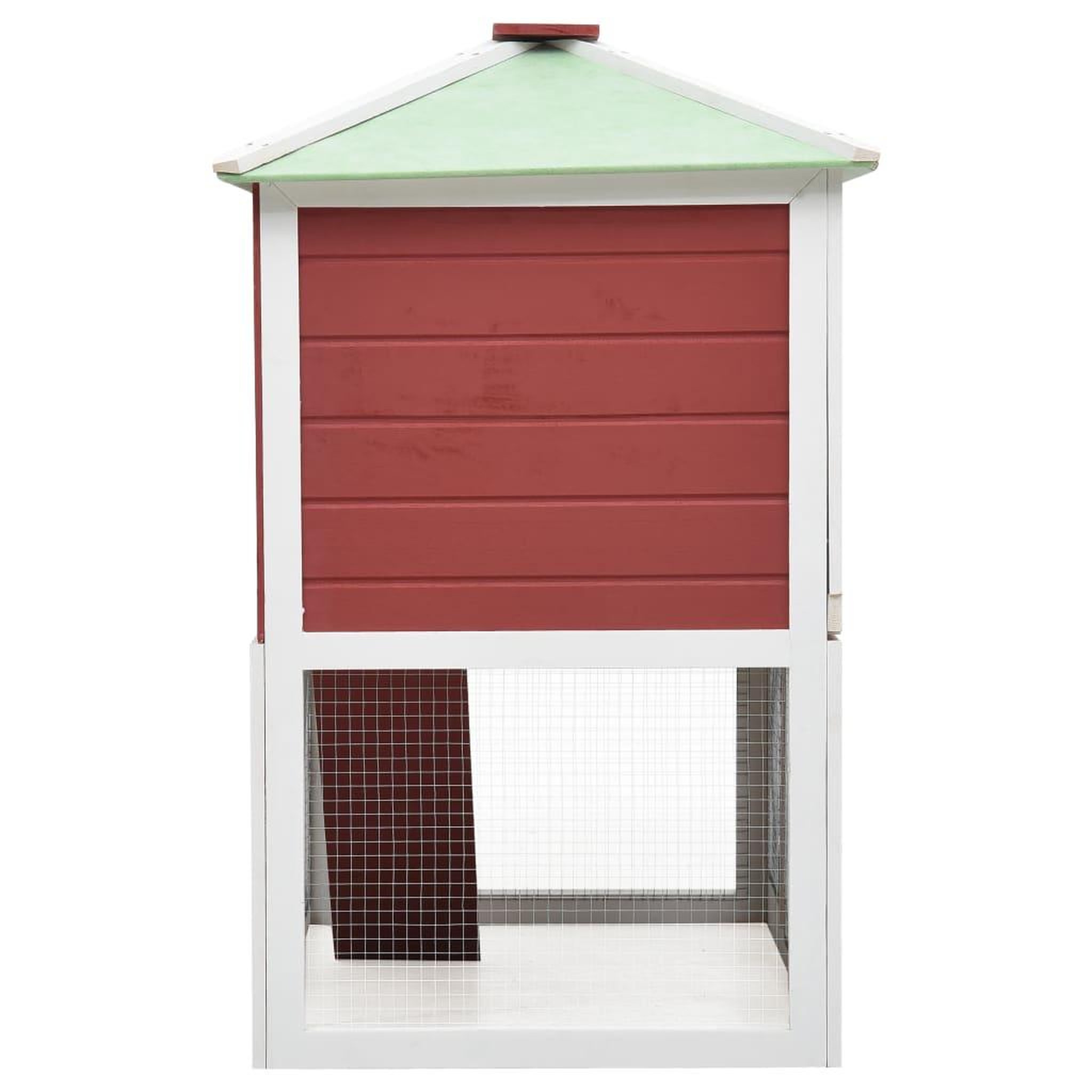 Voir la diapositive 4 : VIDAXL Cage double pour animaux Rouge Bois