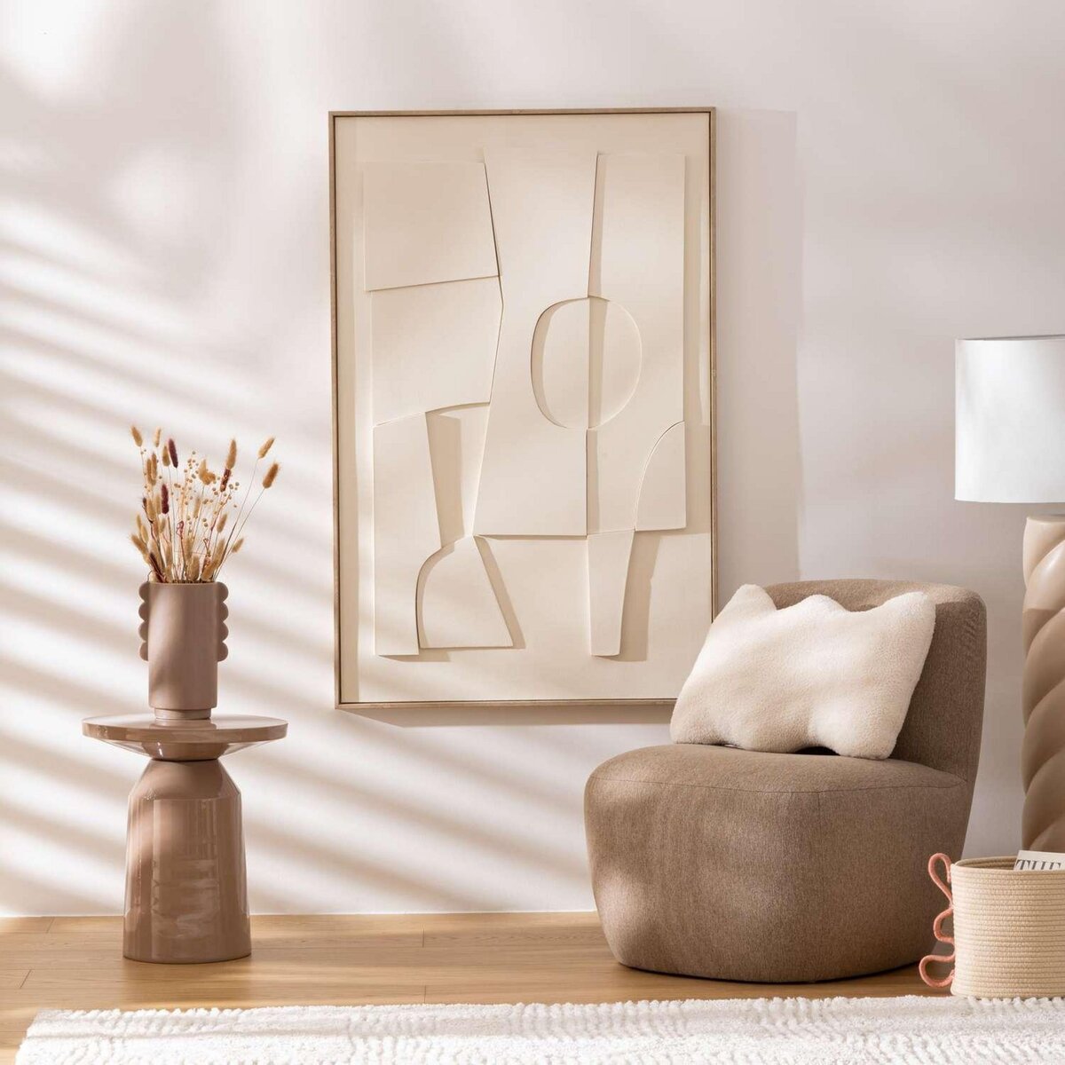 ATMOSPHERA Table d'appoint ronde en métal SITA