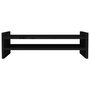 Voir la diapositive 5 : VIDAXL Support de moniteur Noir 50x27x15 cm Bois de pin solide