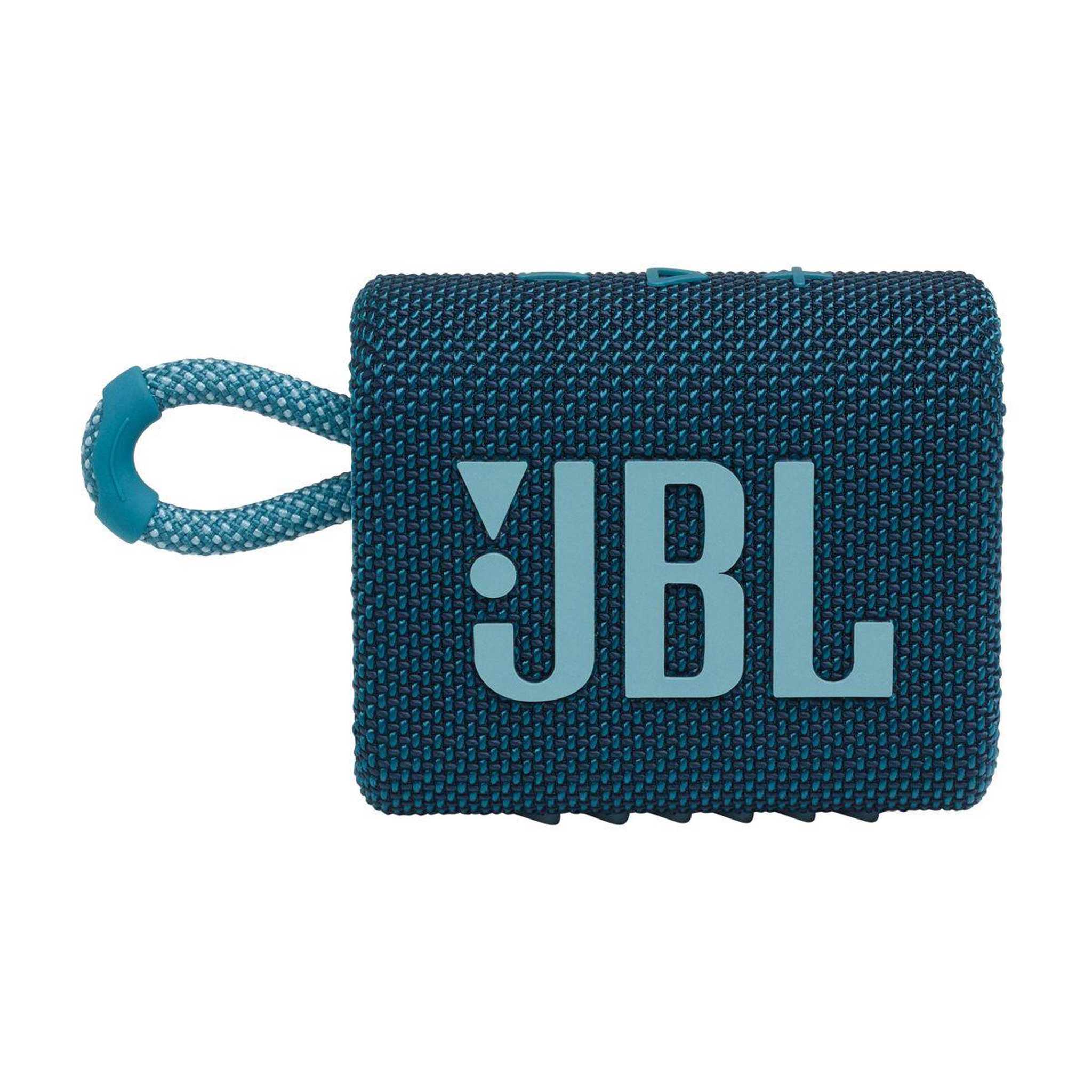Voir la diapositive 1 : JBL Enceinte portable Go 3 Bleu