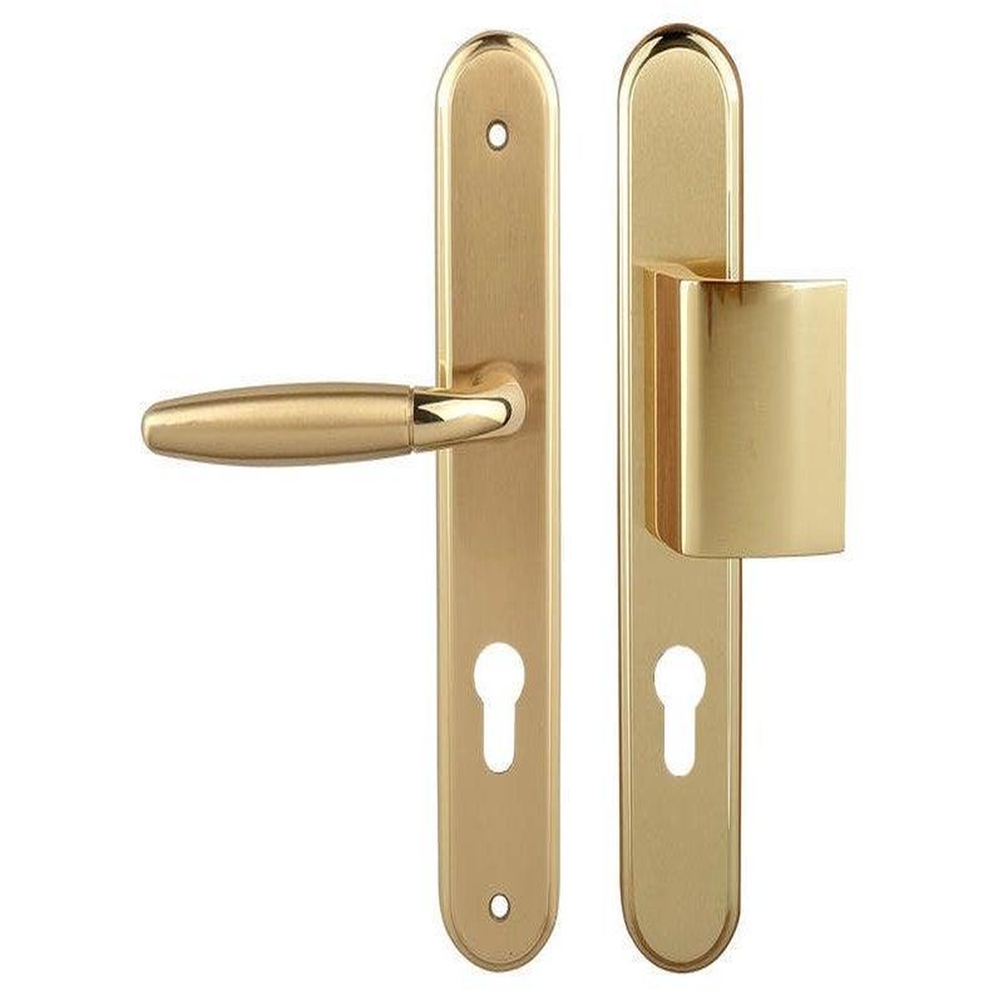 CENTRALE BRICO Elegance trou de cylindre ALPERTEC, laiton entraxe 195 mm