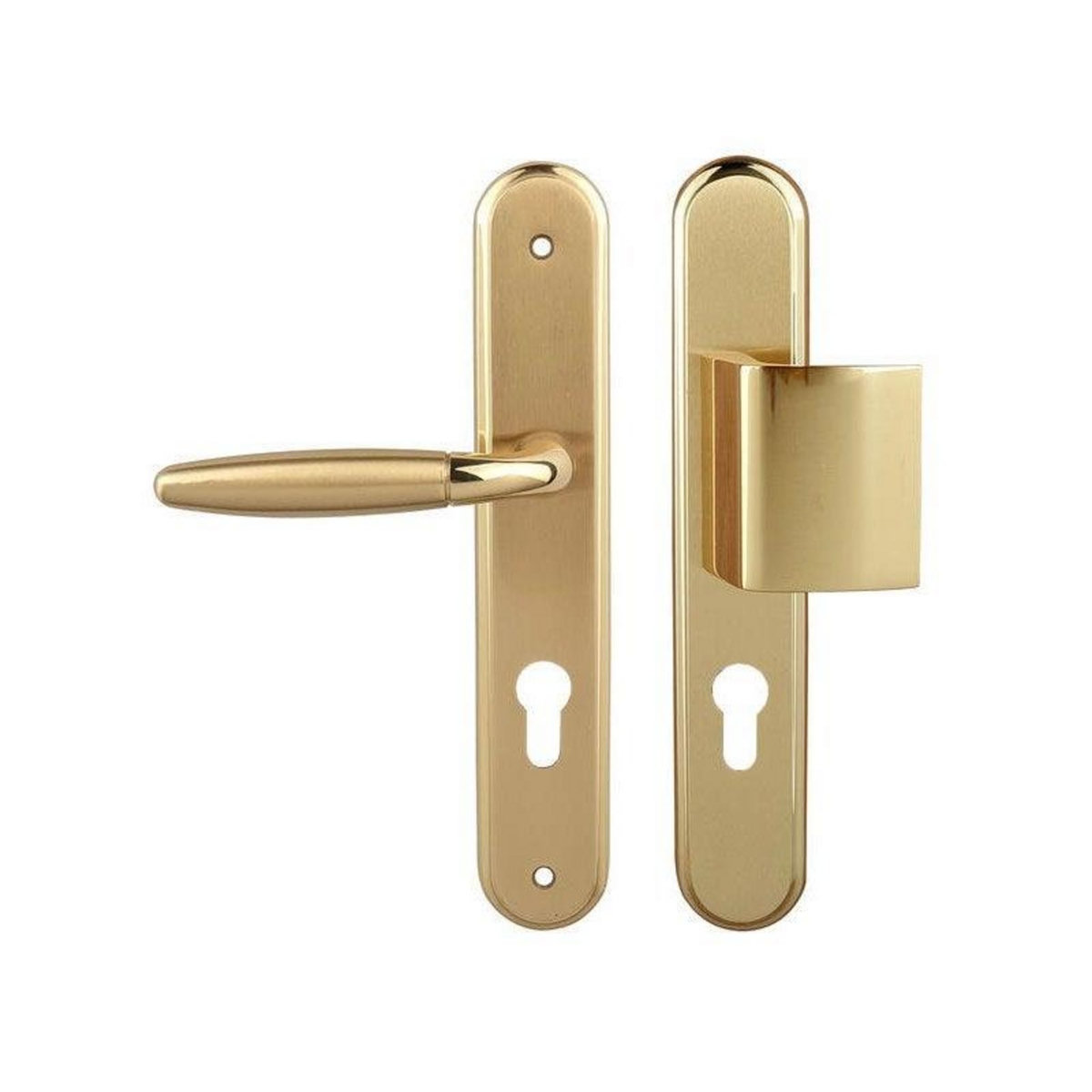 CENTRALE BRICO Elegance trou de cylindre ALPERTEC, laiton entraxe 195 mm