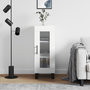 Voir la diapositive 1 : VIDAXL Buffet Blanc brillant 34,5x34x90 cm Bois d'ingenierie