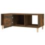 Voir la diapositive 4 : VIDAXL Table basse chene fume 102x50x40 cm bois d'ingenierie