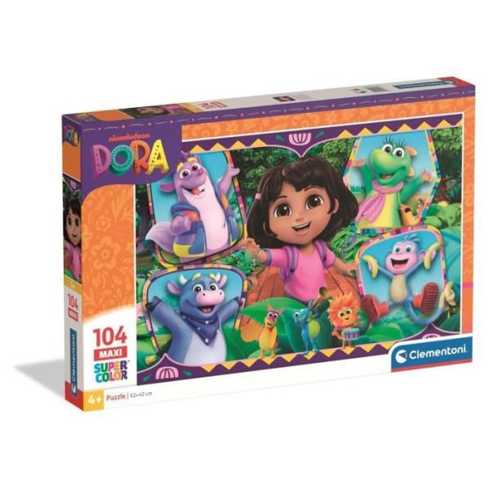 CLEMENTONI CLEMENTONI - 104 pieces Maxi - Dora