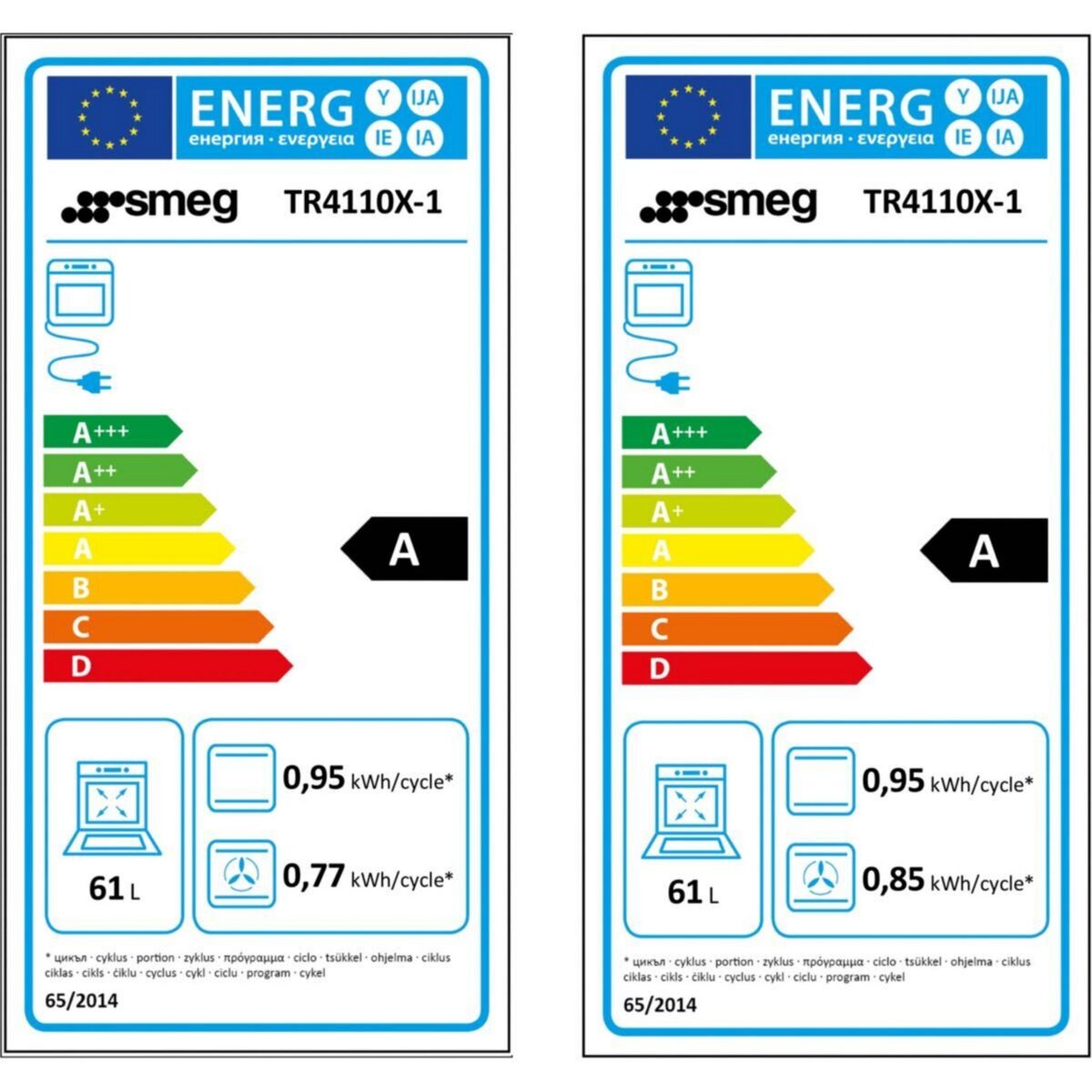 SMEG Piano de cuisson gaz TR4110X-1