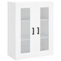 Voir la diapositive 2 : VIDAXL Armoire murale blanc 69,5x34x90 cm