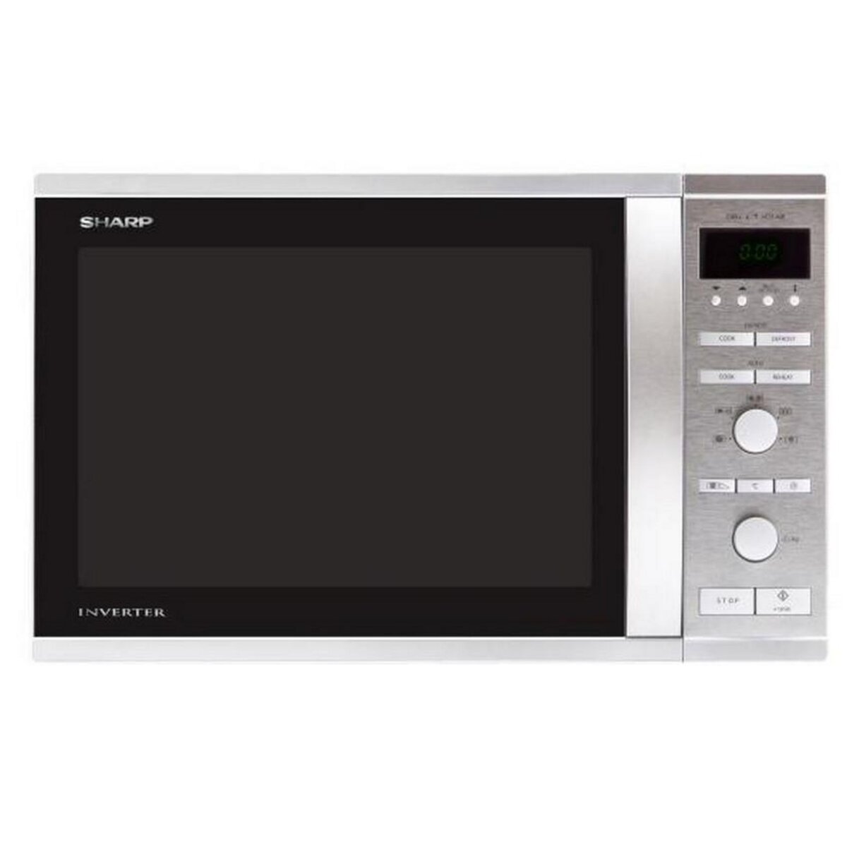 Sharp Micro-ondes + gril 40l 1050w inox - r941stw
