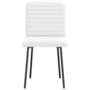 Voir la diapositive 4 : VIDAXL Chaises a manger lot de 2 blanc similicuir