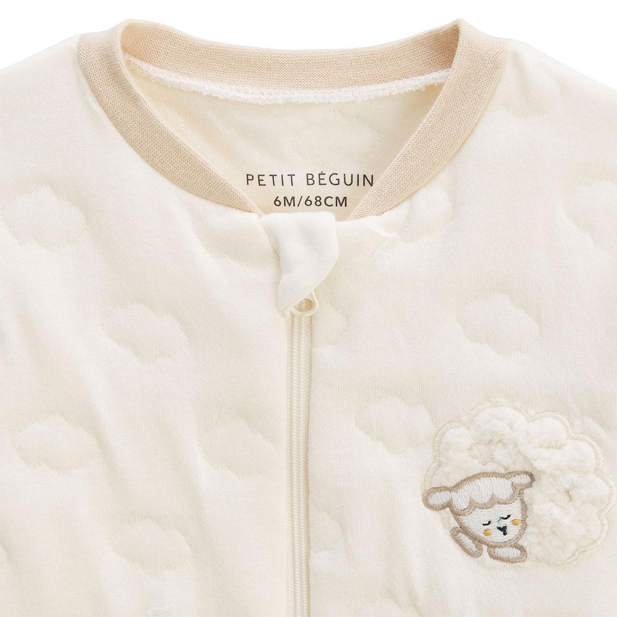 Petit Béguin Combinaison bébé en molleton et chaussons Câlins