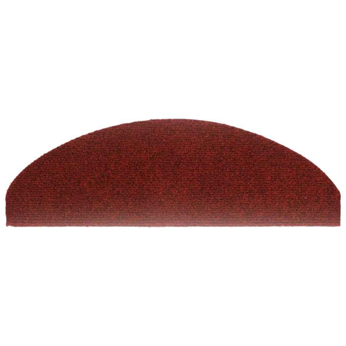 VIDAXL Tapis d'escalier autocollants 30 pcs rouge 65x21x4 cm