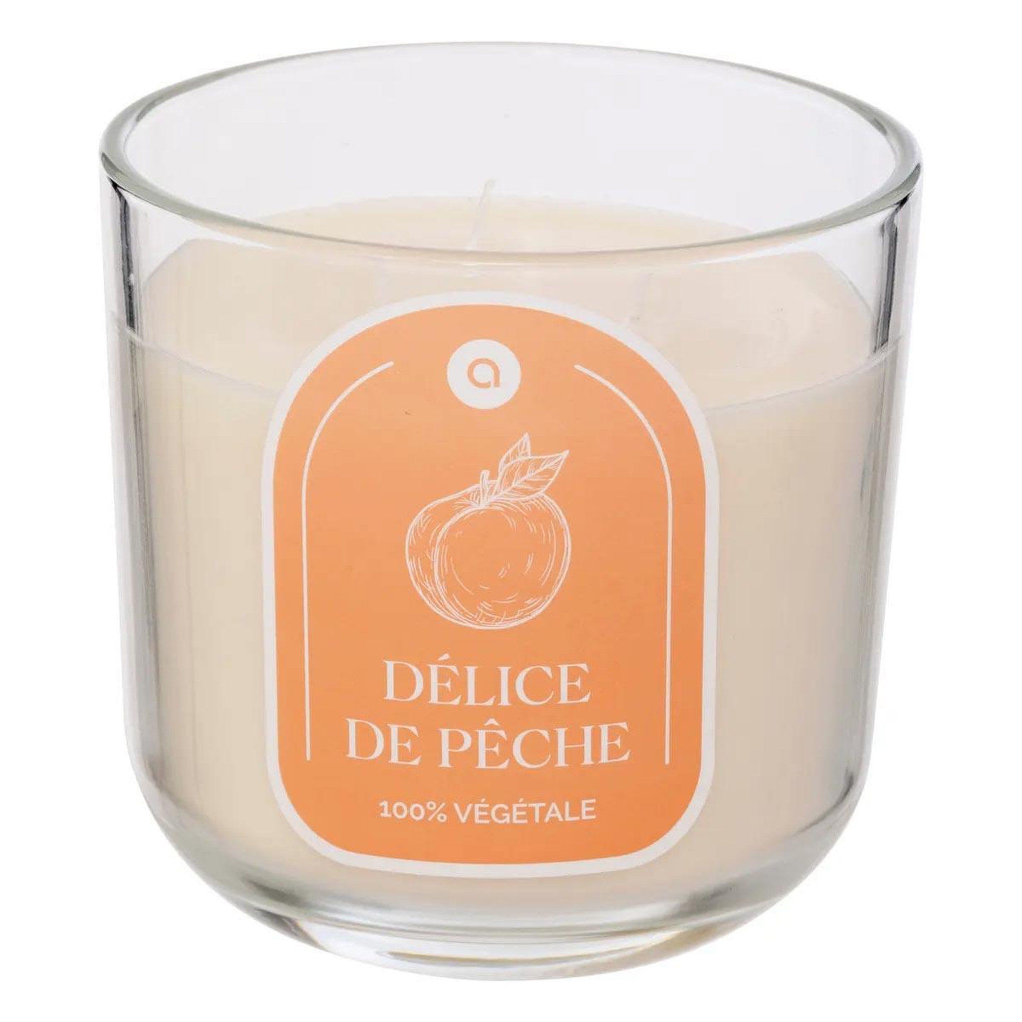 ATMOSPHERA Bougie parfumée en verre  floa  610g pêche