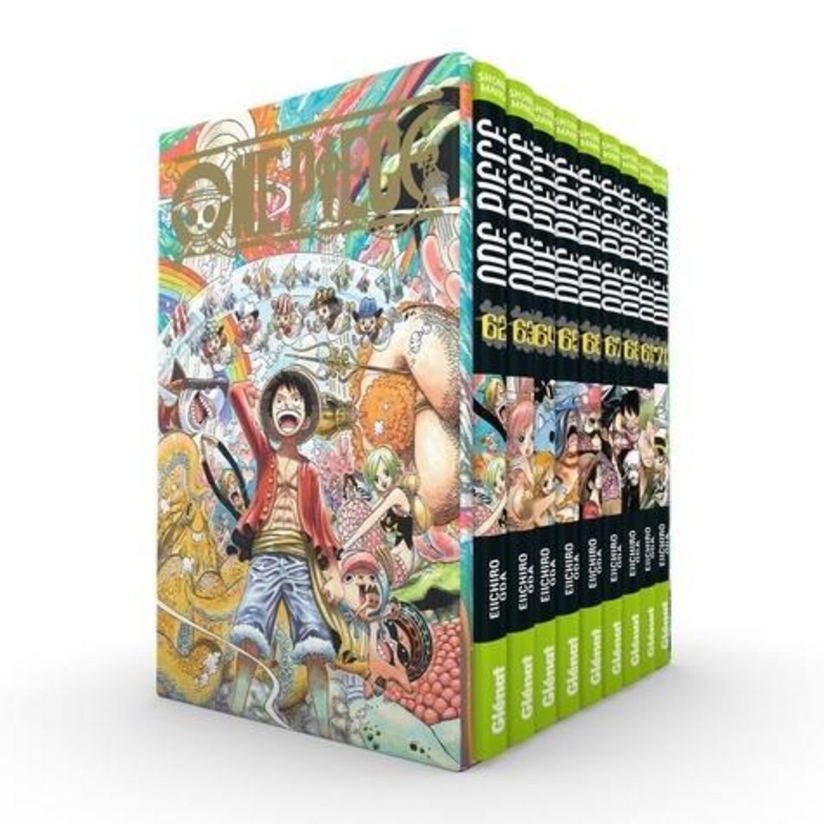 ONE PIECE : COFFRET VIDE ILE DES HOMMES-POISSONS POUVANT ACCUEILLIR LES TOMES 62 A 70, Oda Eiichirô