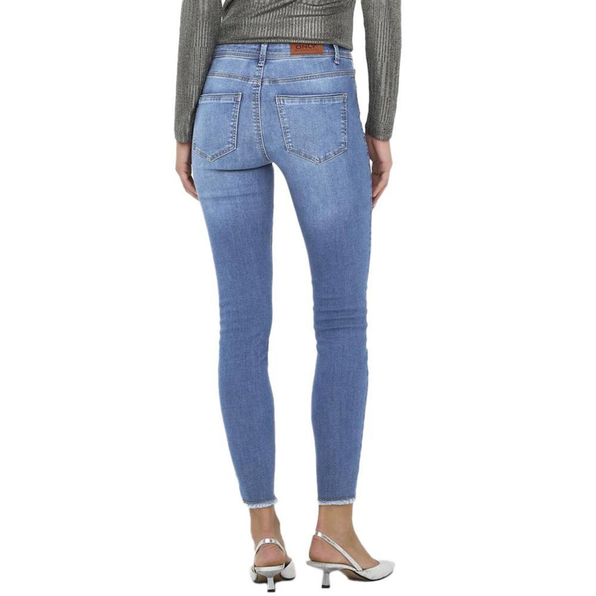 Only Jean Skinny Bleu Femme Only Wow