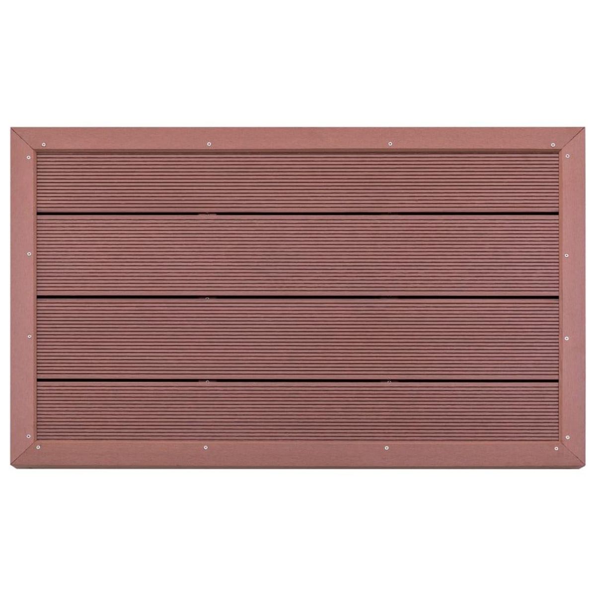 VIDAXL Element de plancher pour douche solaire Marron 101x63x5,5cm WPC
