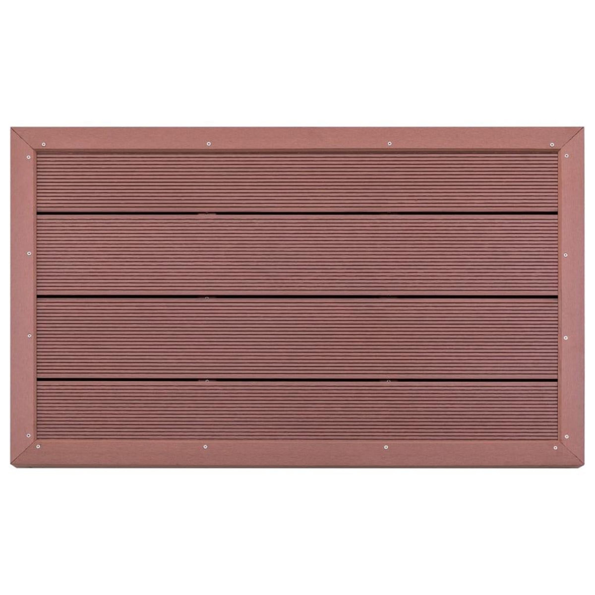 VIDAXL Element de plancher pour douche solaire Marron 101x63x5,5cm WPC