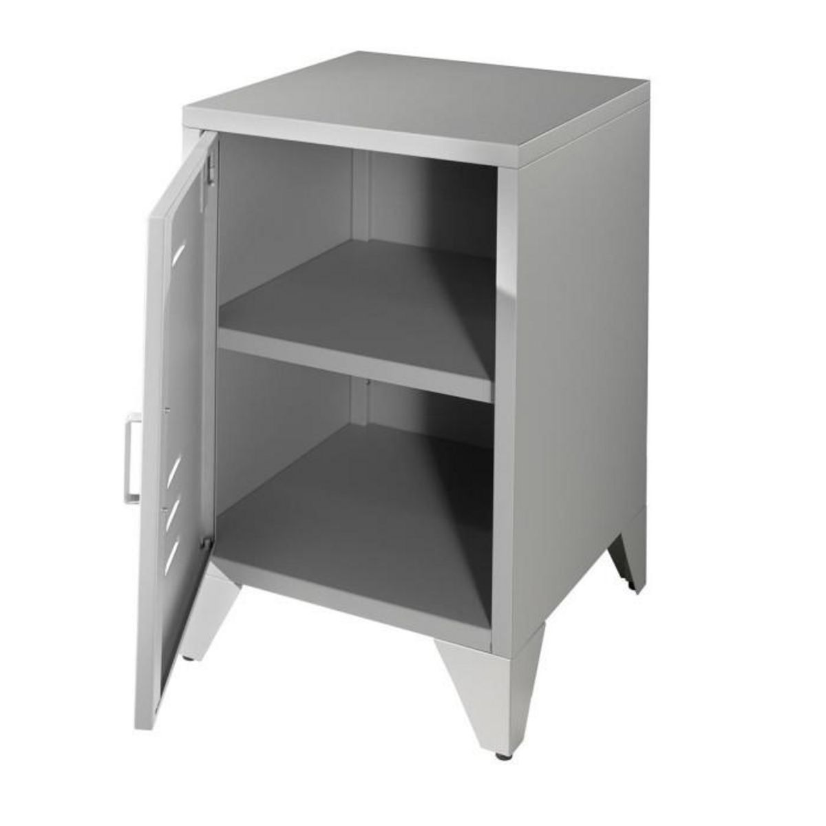 Paris Prix Table de Chevet Enfant  Bronxx  60cm Gris Mat