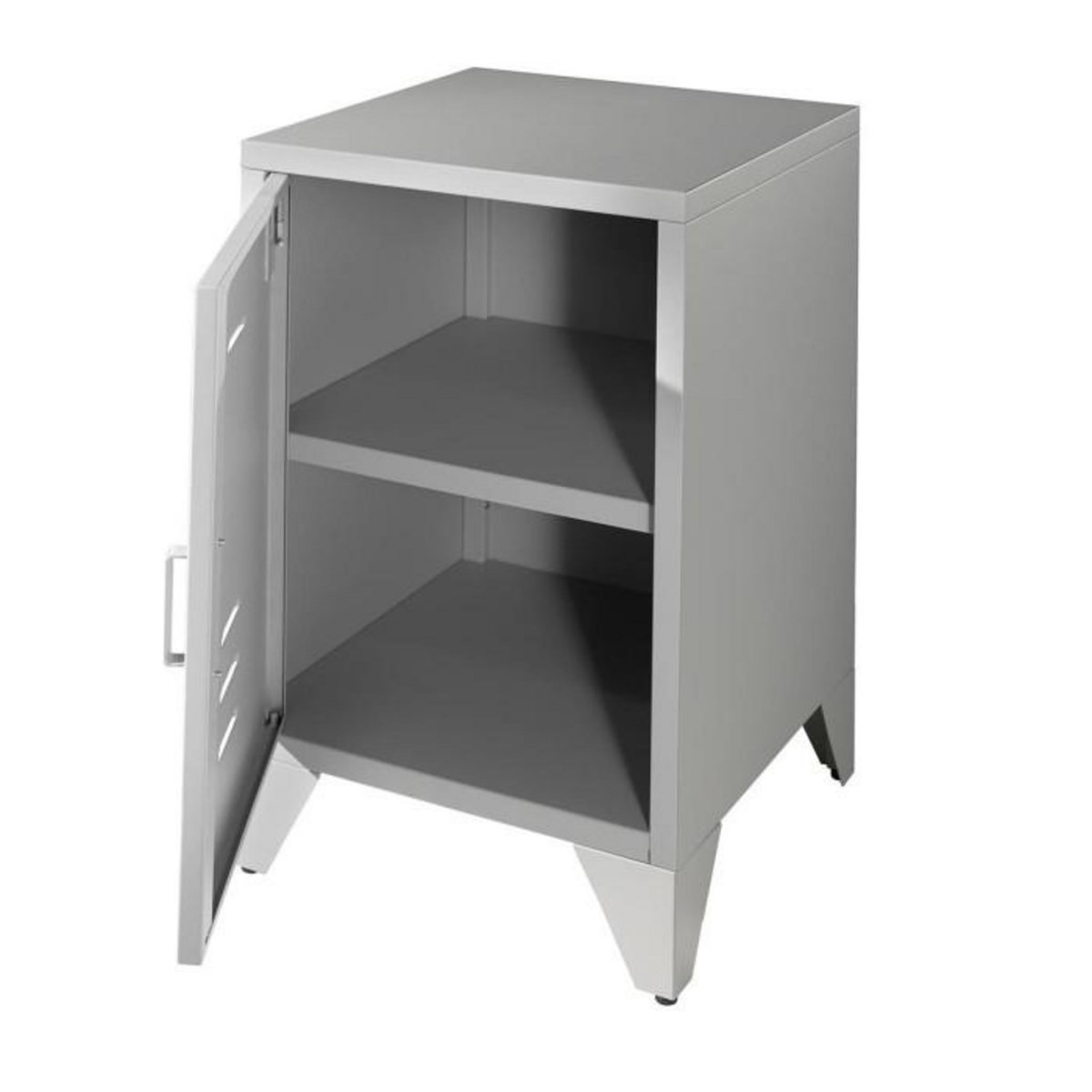 Paris Prix Table de Chevet Enfant  Bronxx  60cm Gris Mat