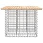 Voir la diapositive 4 : VIDAXL Banc de jardin design de gabion 100x102x72cm bois massif de pin