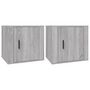 Voir la diapositive 2 : VIDAXL Tables de chevet 2 pcs Sonoma gris 50x39x47 cm