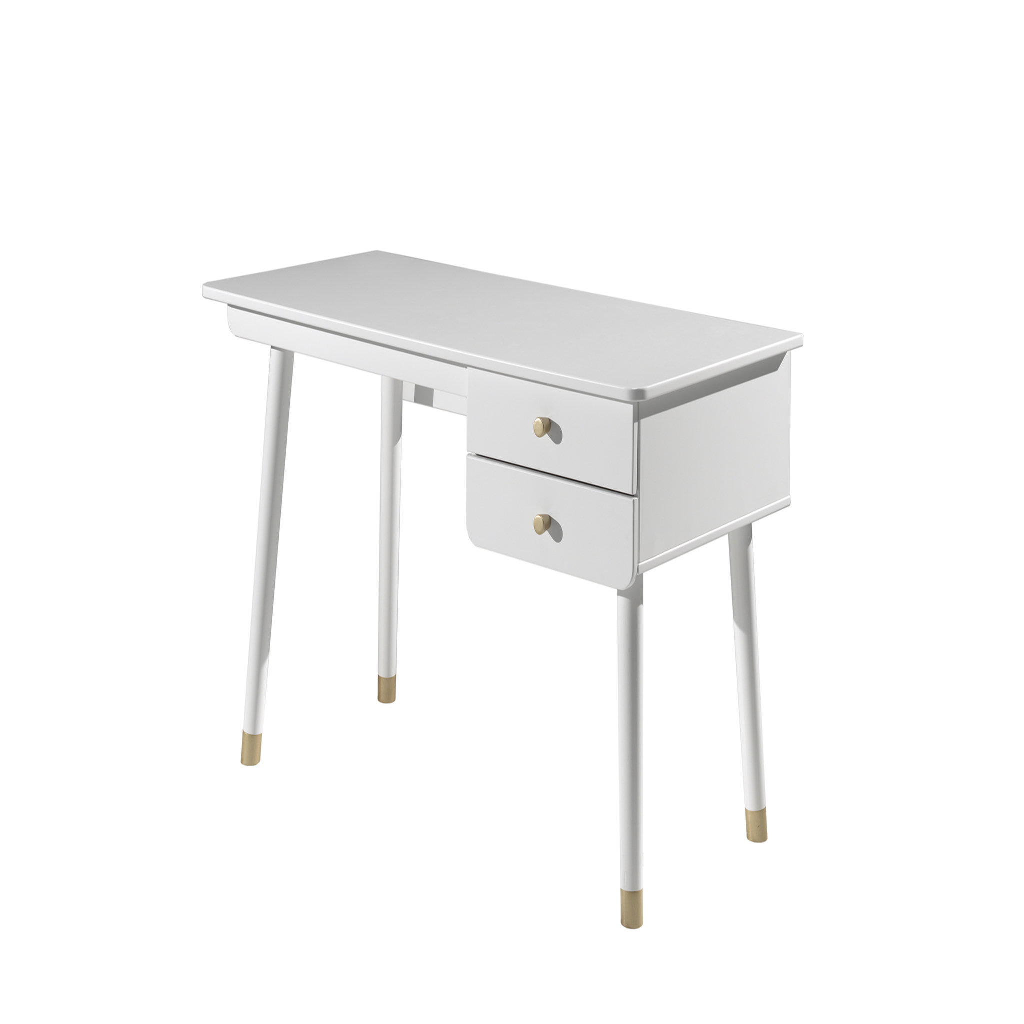 Voir la diapositive 2 : Bureau 2 tiroirs L125cm EMMY