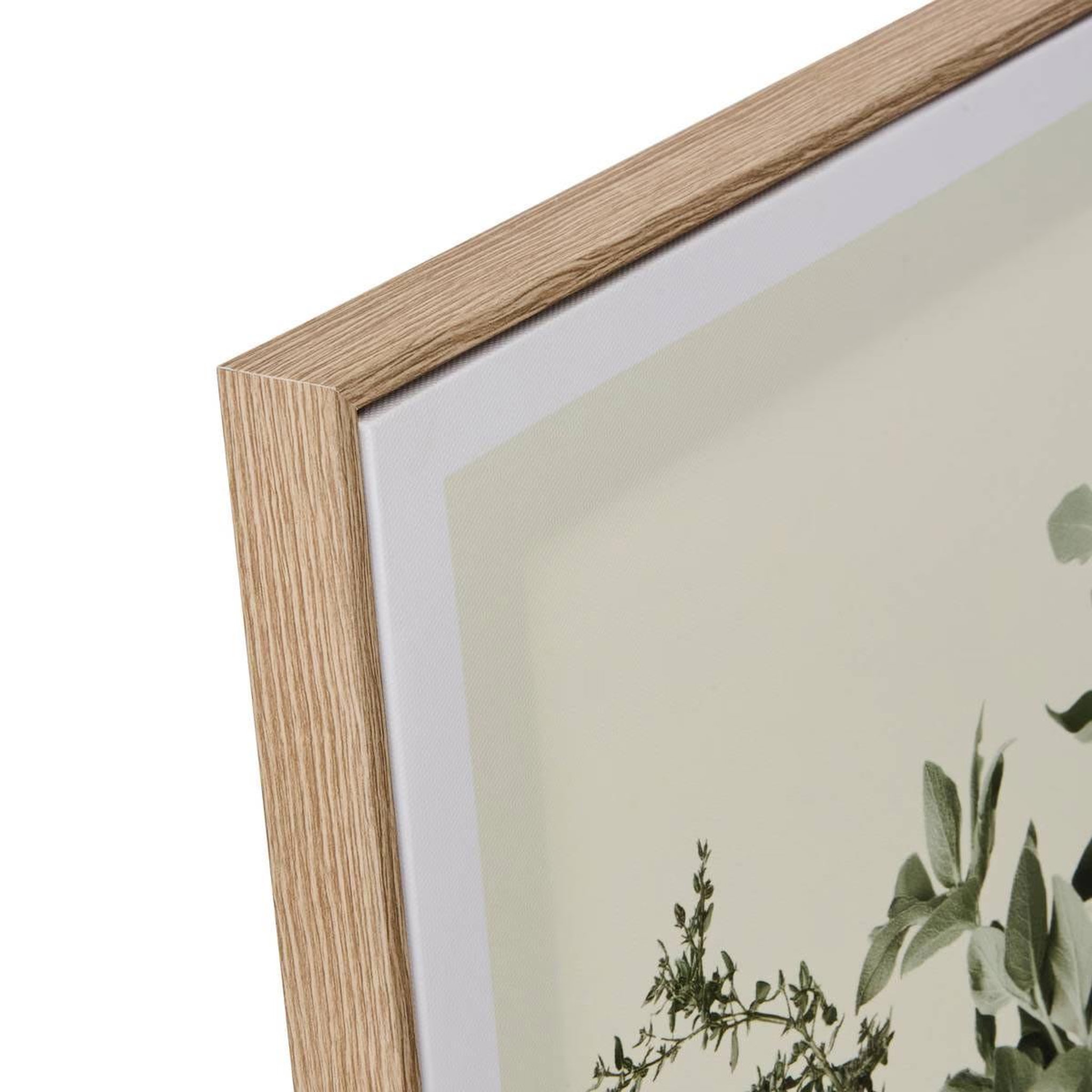 Voir la diapositive 2 : ATMOSPHERA Toile imprimée jardin  cecilia  45x60cm vert