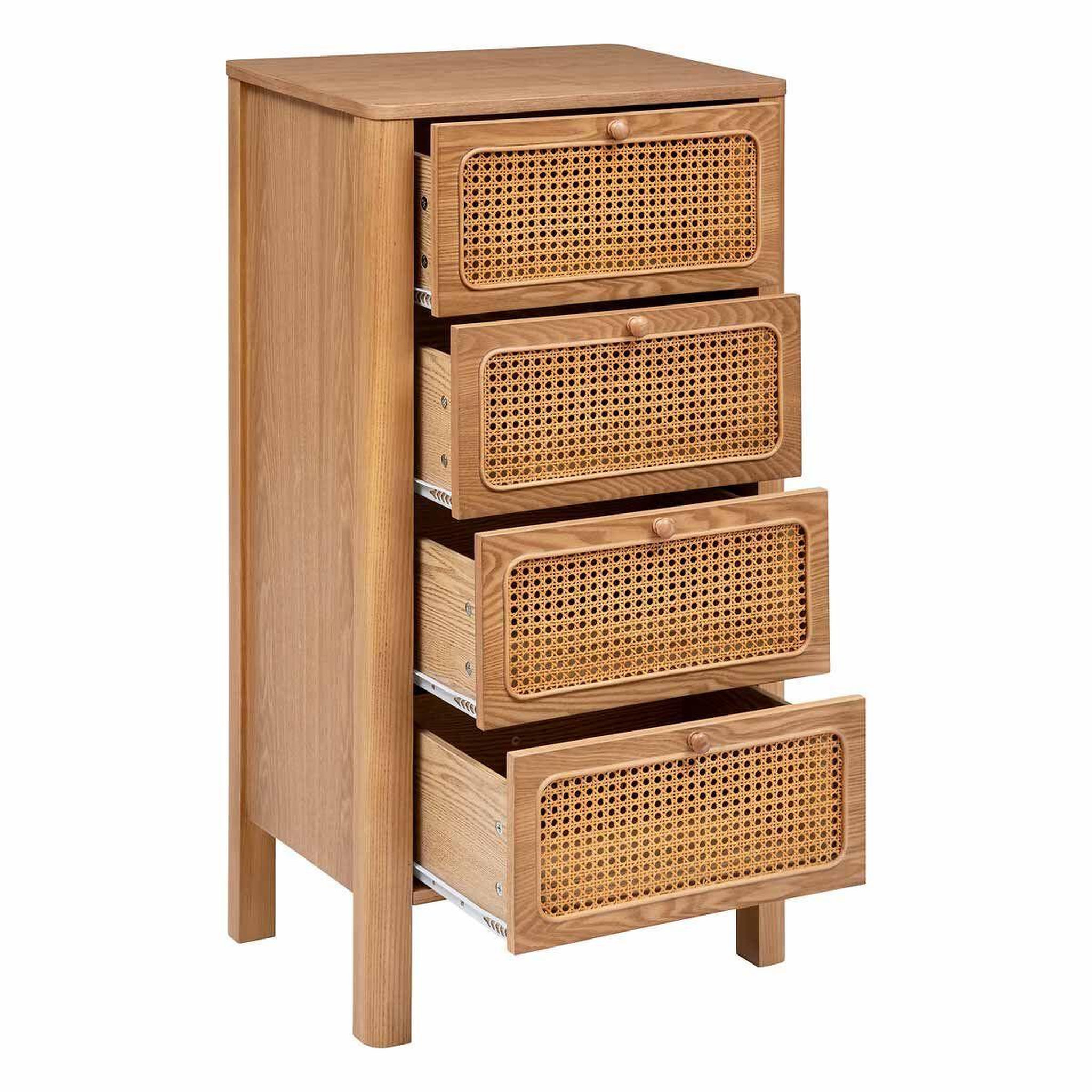 Voir la diapositive 2 : ATMOSPHERA Chiffonnier 4 tiroirs  tiria  103cm marron