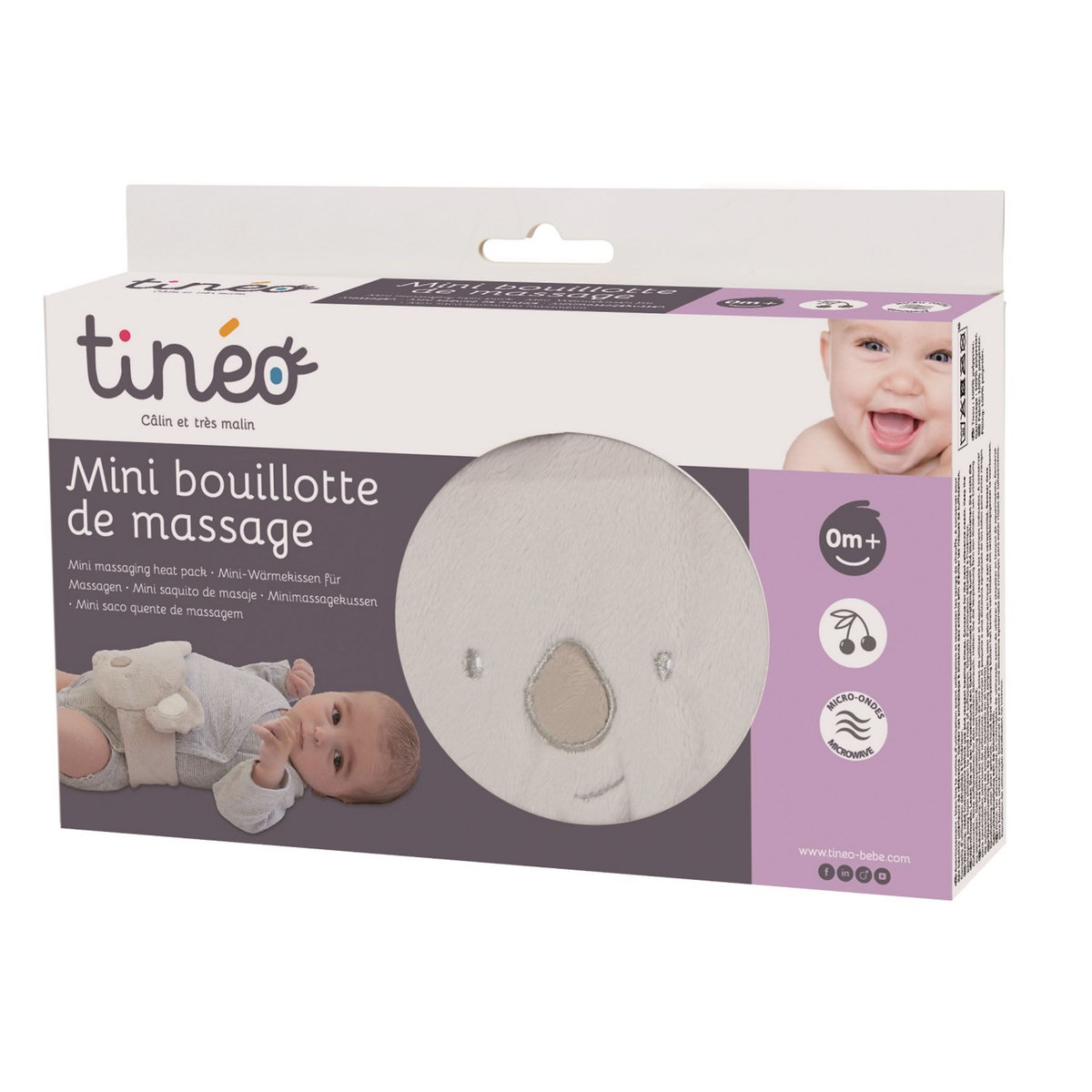 TINEO Mini bouillotte de massage bébé 