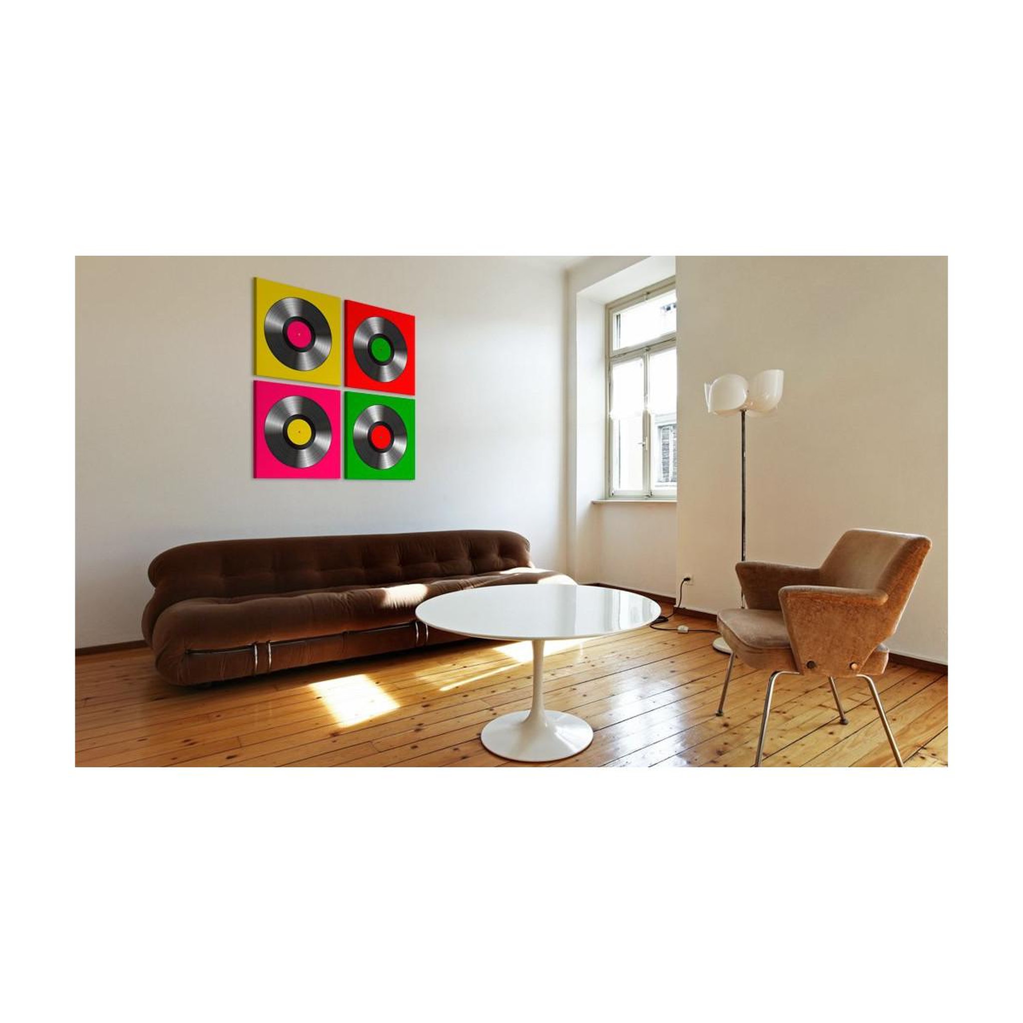 Voir la diapositive 2 : Paris Prix Tableau imprimé  vinyles : pop art