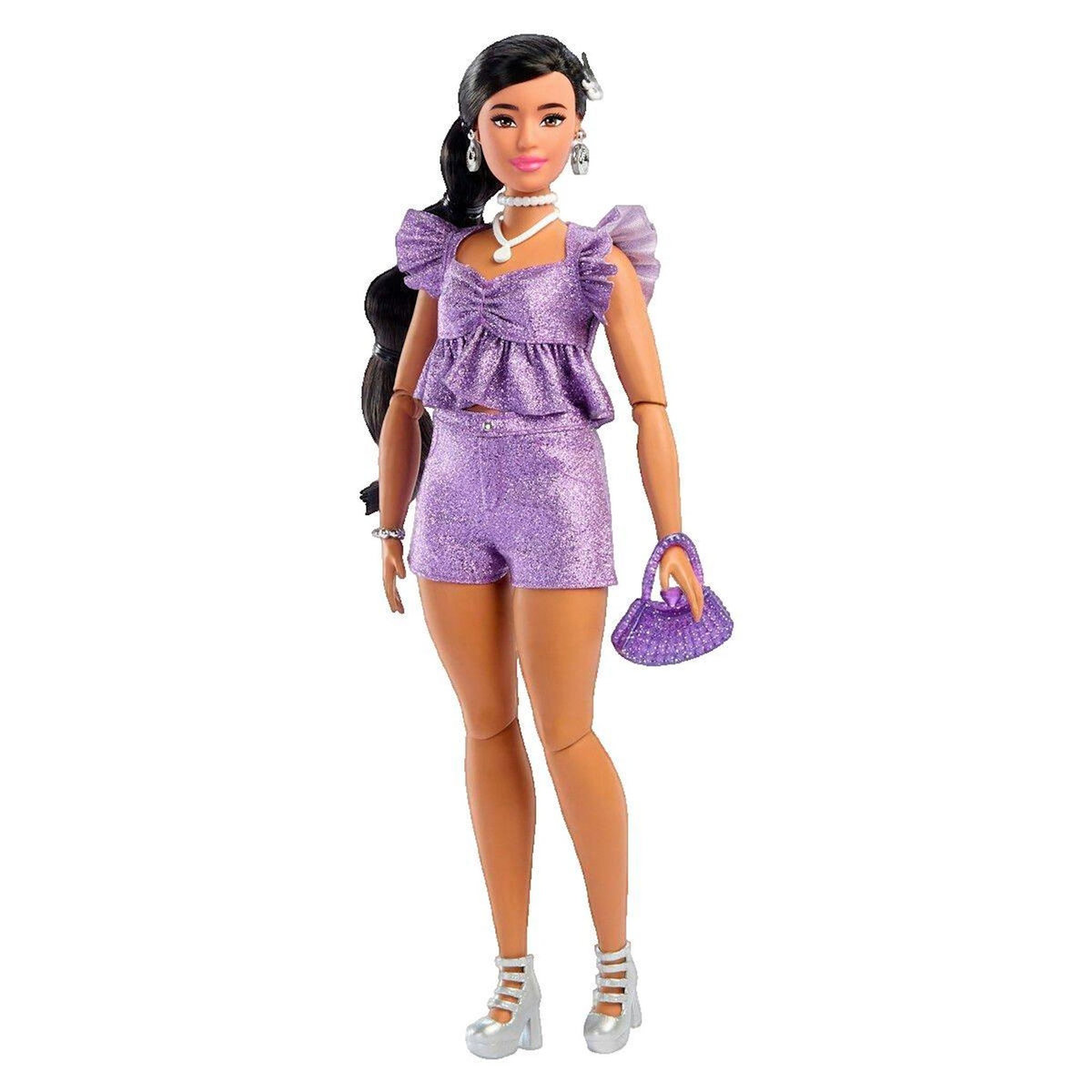 MATTEL Poupée Barbie Mattel Violet Métallique