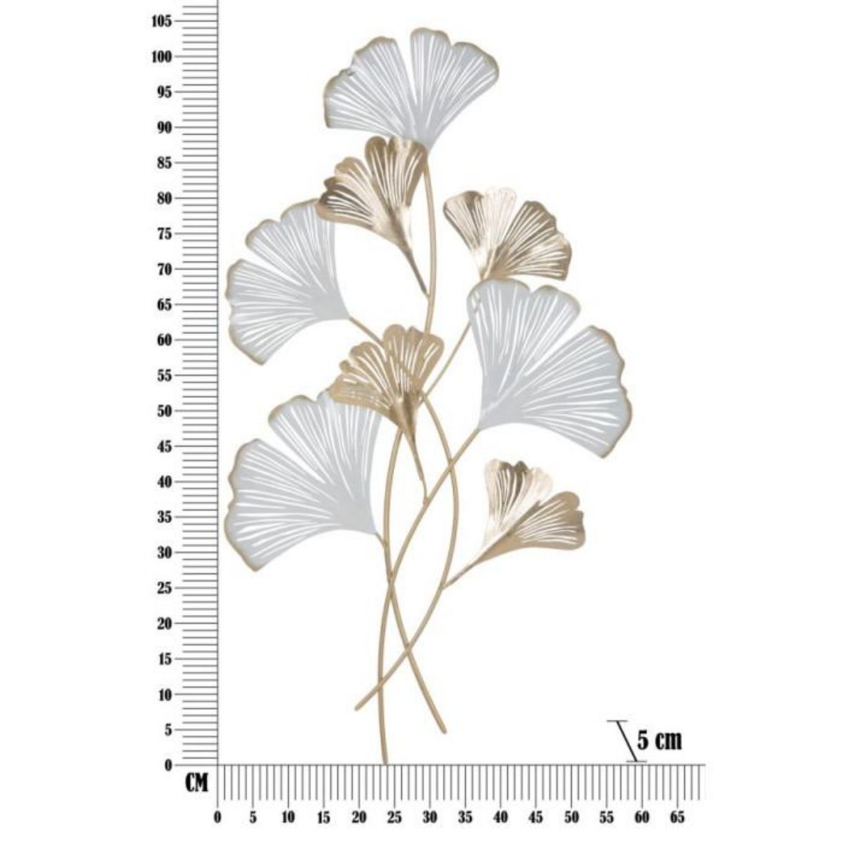 Paris Prix Décoration Murale en Métal  Rixy  104cm Multicolore