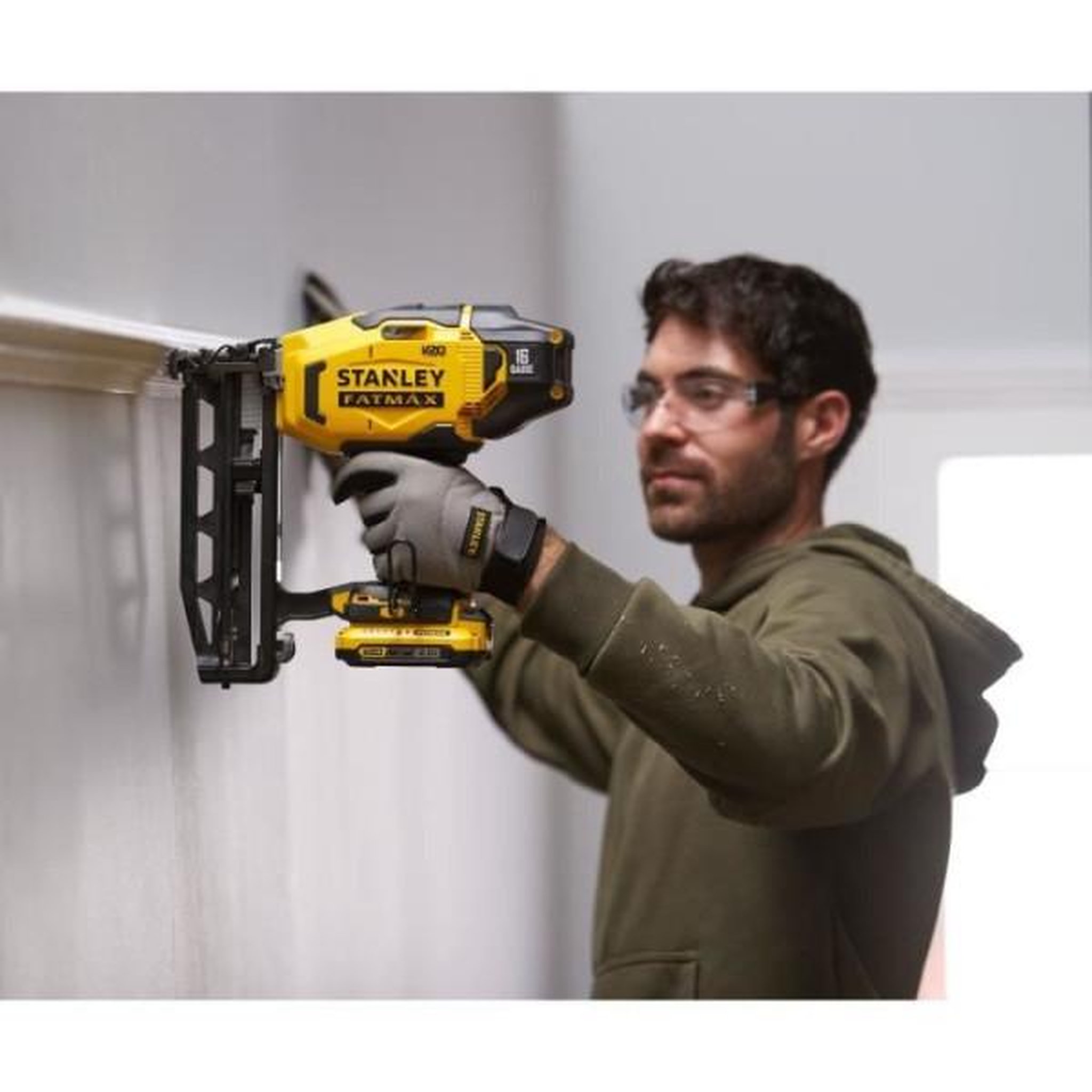 Voir la diapositive 5 : STANLEY FATMAX Cloueur de finition sans fil + 2 batteries 2ah + chargeur - 18v - stanley fatmax - sfmcn616d2k-qw - clous 25 a 64 mm