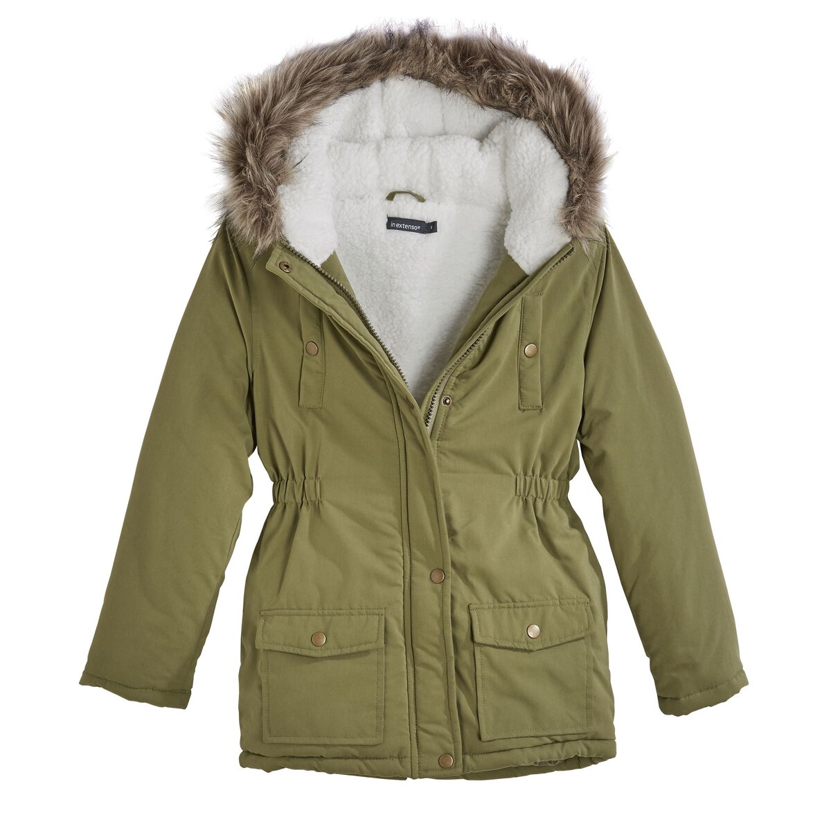 IN EXTENSO Parka longue fille 