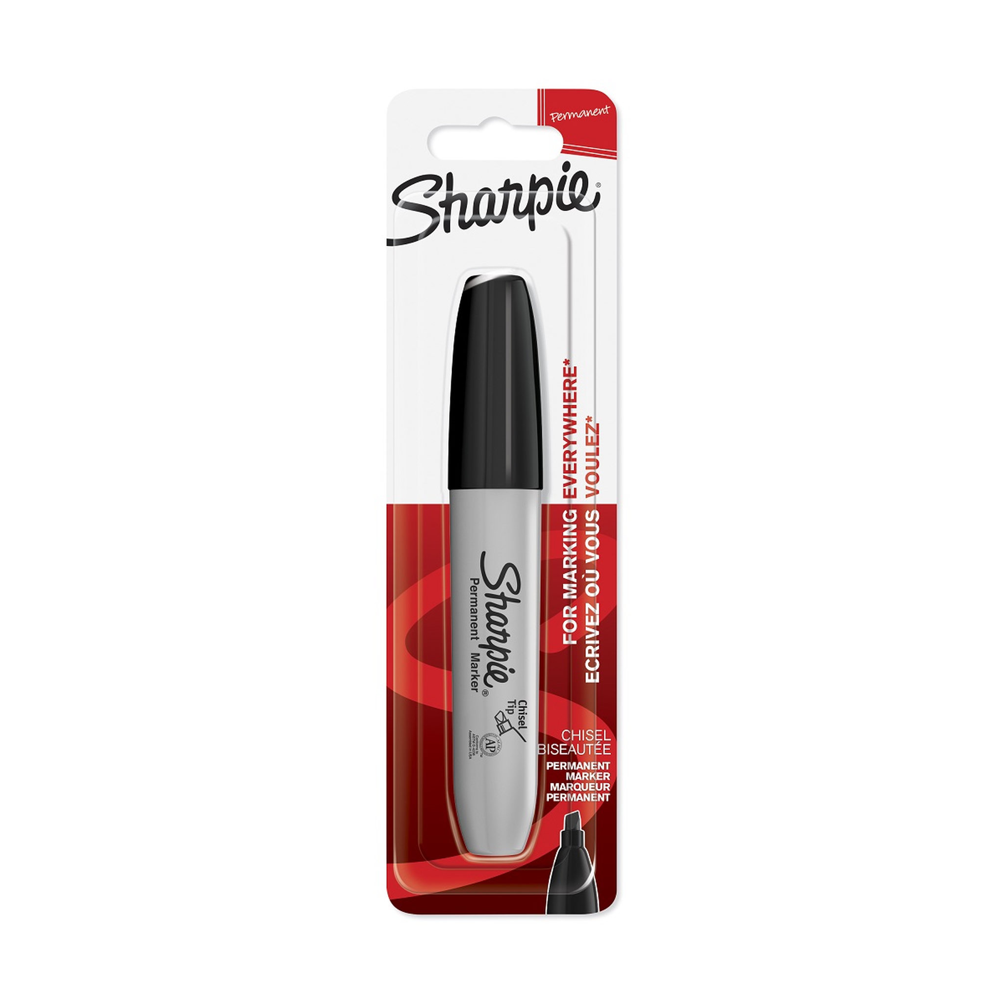 BIC Marqueur Sharpie Chisel Noir