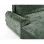 Voir la diapositive 4 : LISA DESIGN Nelly - canapé d'angle gauche 4 places convertible avec coffre en velours texturé