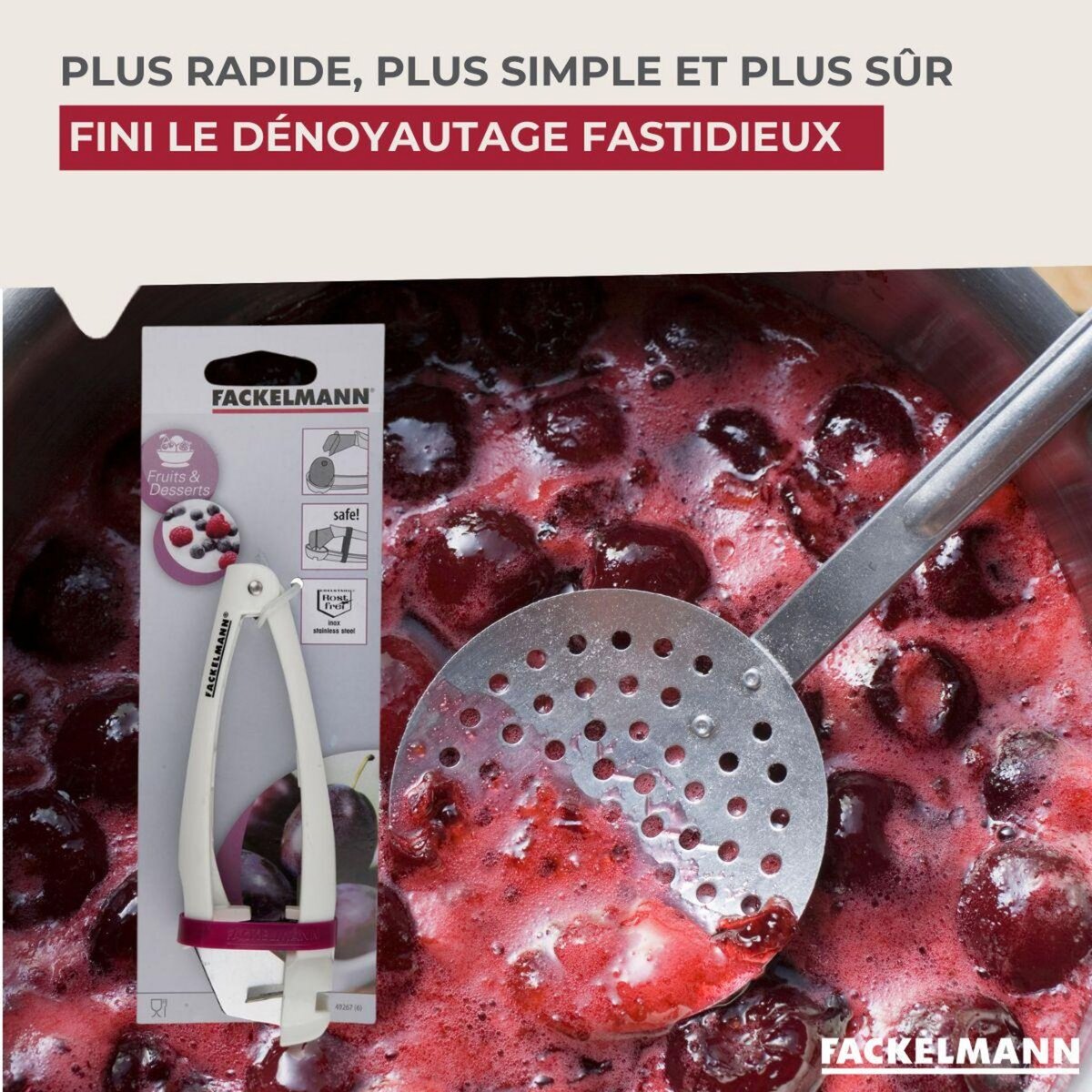 Fackelmann Dénoyauteur de prunes Fackelmann Arcadalina