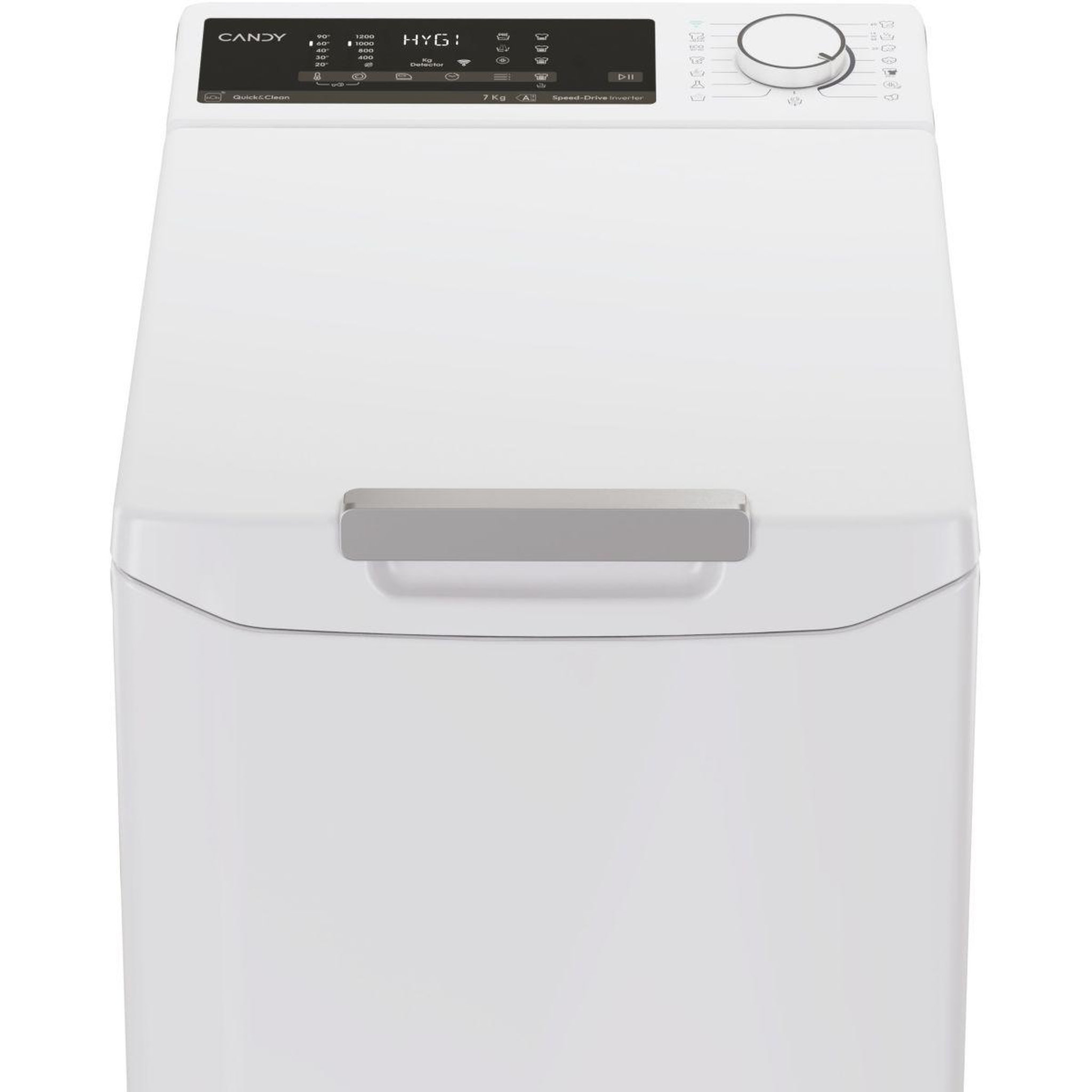 Voir la diapositive 5 : Candy Lave linge top TCAS 274TM5-S