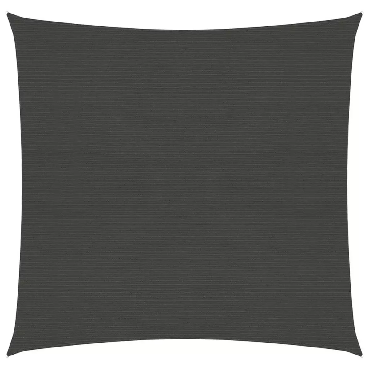 VIDAXL Voile d'ombrage 160 g/m^2 Anthracite 6x6 m PEHD