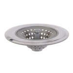 Paris Prix Filtre d'Evier Silicone & Inox  Flexible  6cm Gris