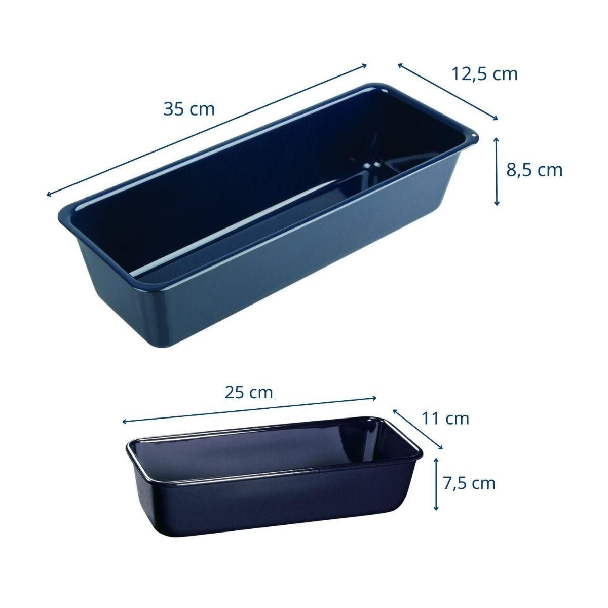 DR.OETKER Ensemble de 2 moules à cake de 25 cm et 35 cm Dr. Oetker Back Liebe