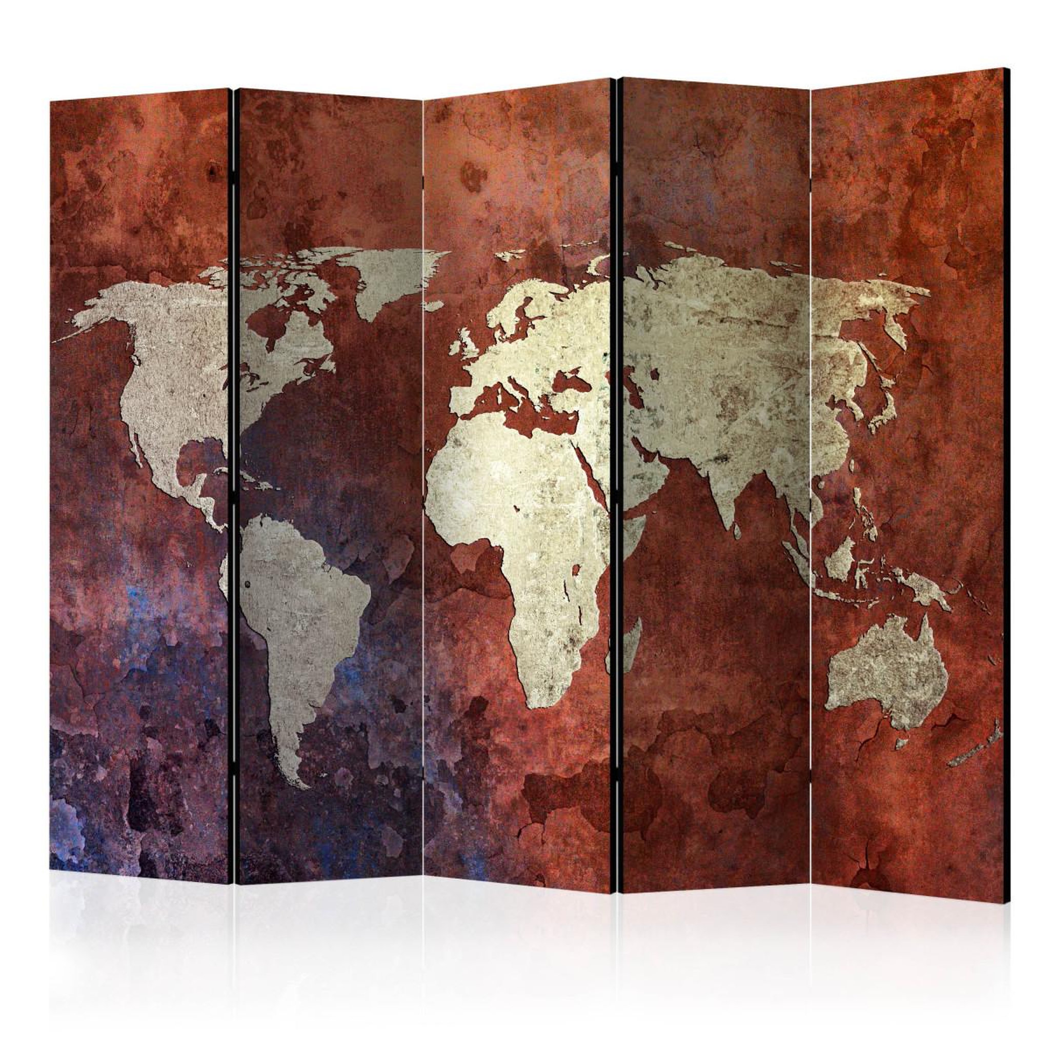 Paris Prix Paravent 5 volets  iron continents  172x225cm